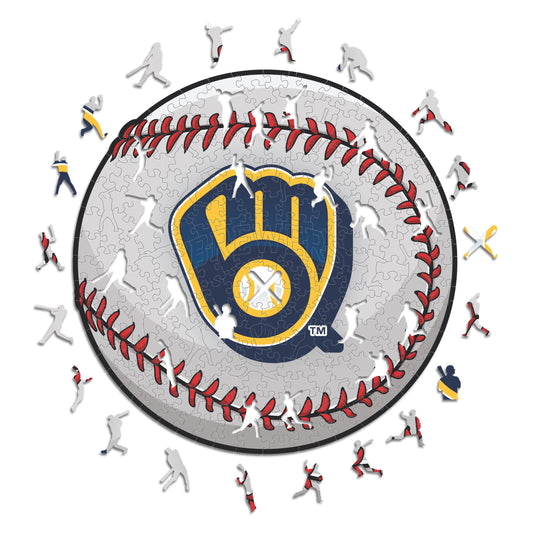 Milwaukee Brewers™ - Wooden Puzzle