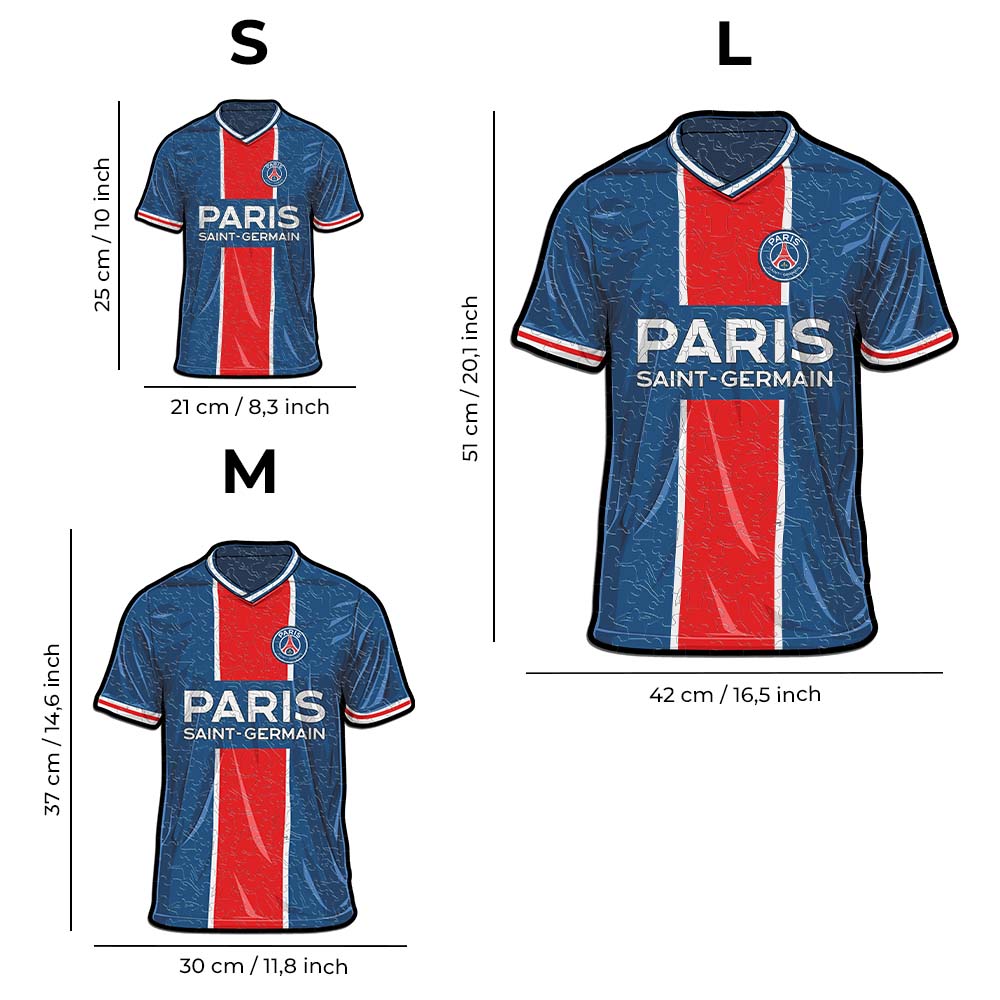 Paris Saint-Germain FC® Jersey - Wooden Puzzle