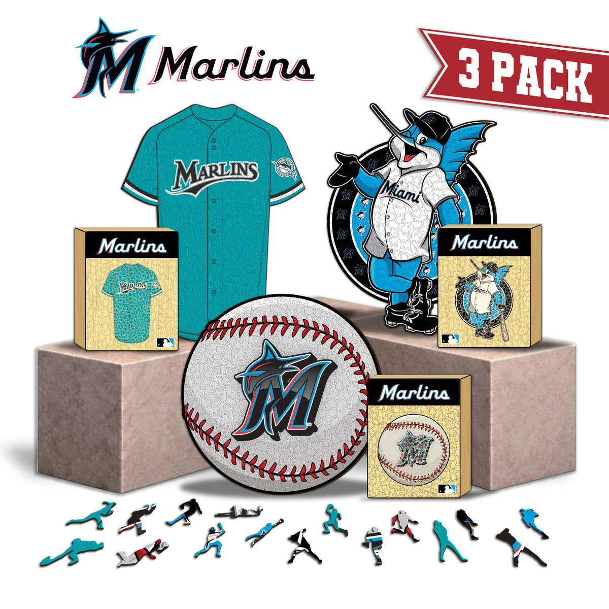 3 PACK Miami Marlins™