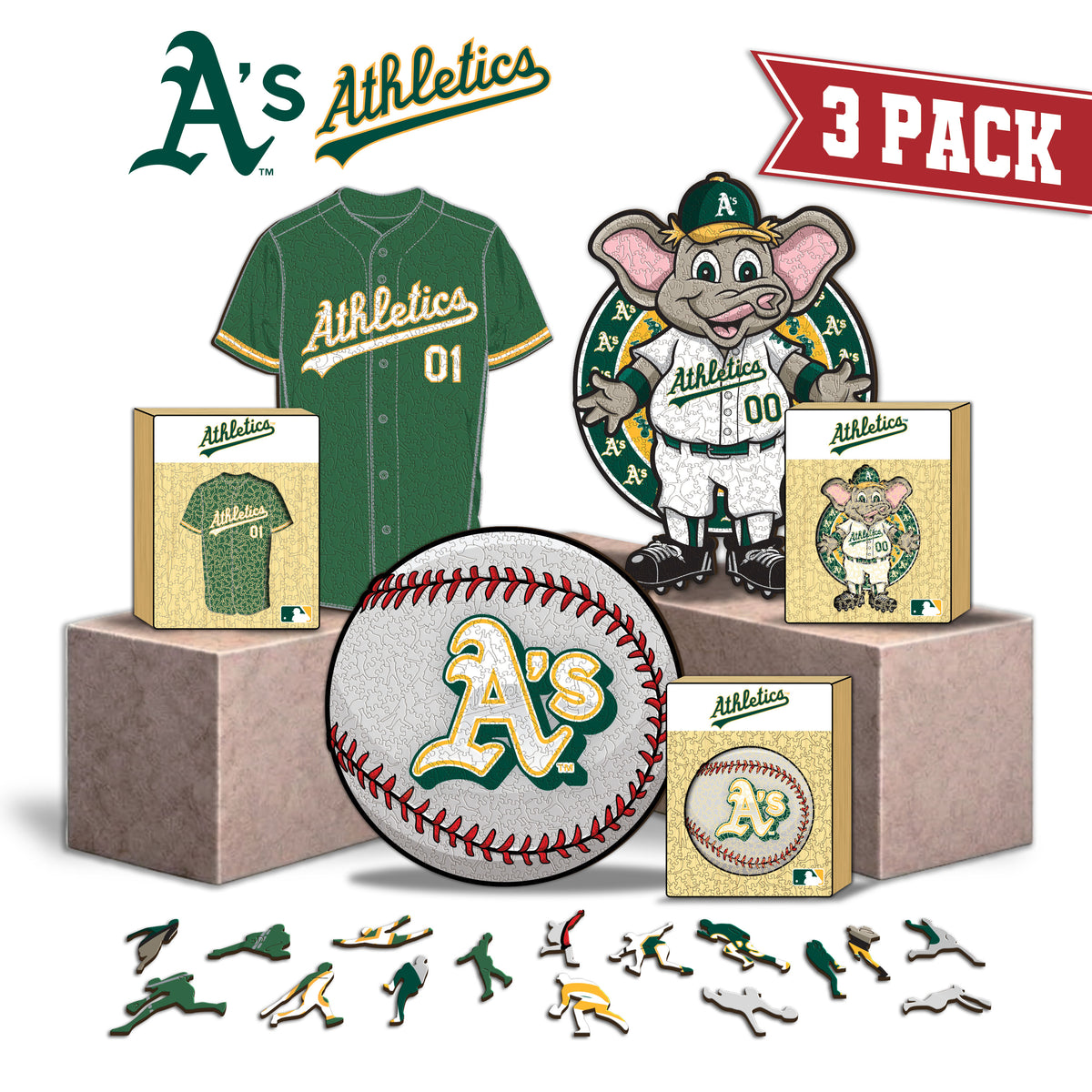 3 PACK Oakland Athletics™