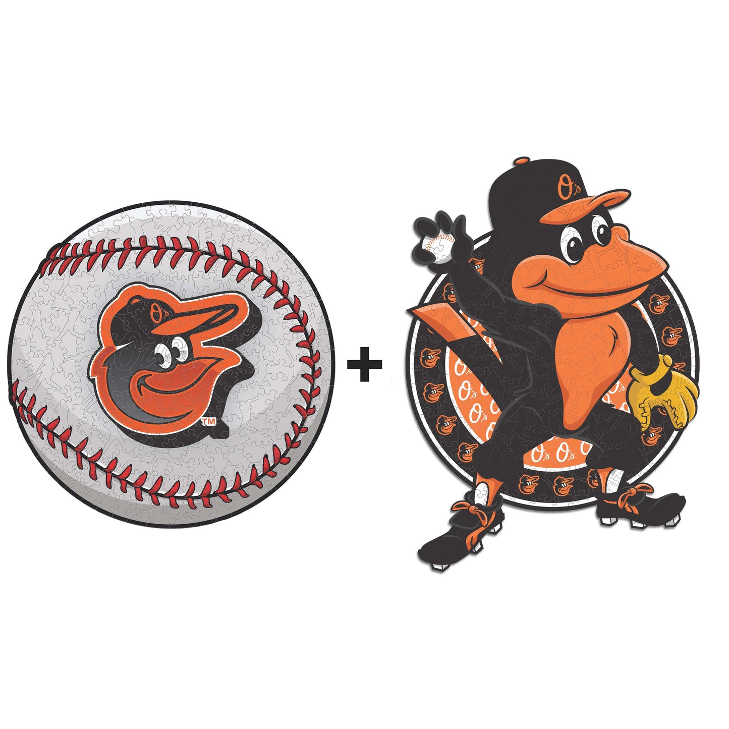 2 PACK Baltimore Orioles™ Ball + Mascot