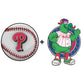 2 PACK Philadelphia Phillies™ Baseball + Mascot