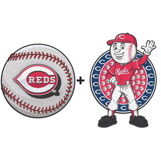 2 PACK Cincinnati Reds™ Baseball + Mascot