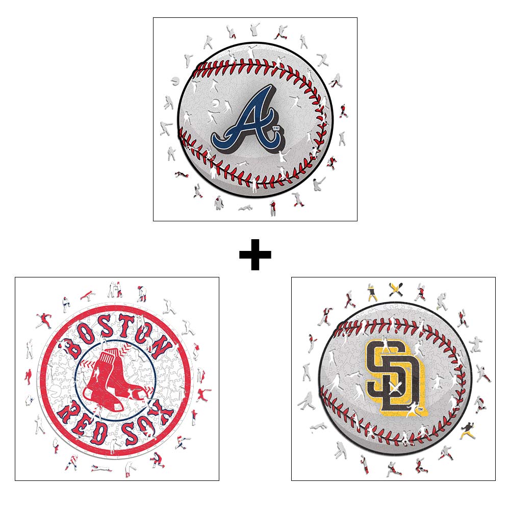 3 MLB Puzzles Of Your Choice