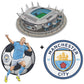 3 PACK Manchester City FC® Logo + Haaland + Etihad Stadium
