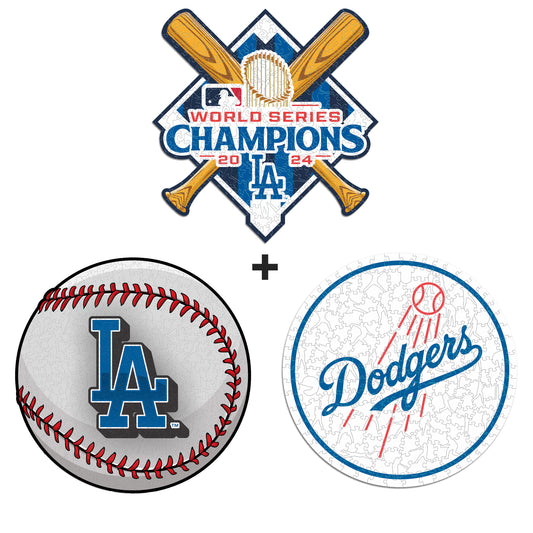 3 PACK Los Angeles Dodgers™ Ball + Primary Logo + 2024 World Series