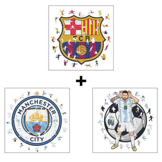 3 Soccer Puzzles Of Your Choice