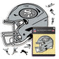 San Francisco 49ers™ Futebol Americano - Quebra-cabeça de Madeira 