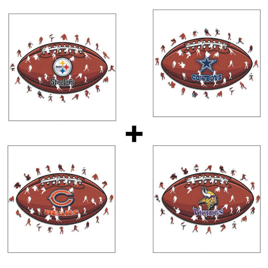 4 NFL Teams Puzzles Of Your Choice