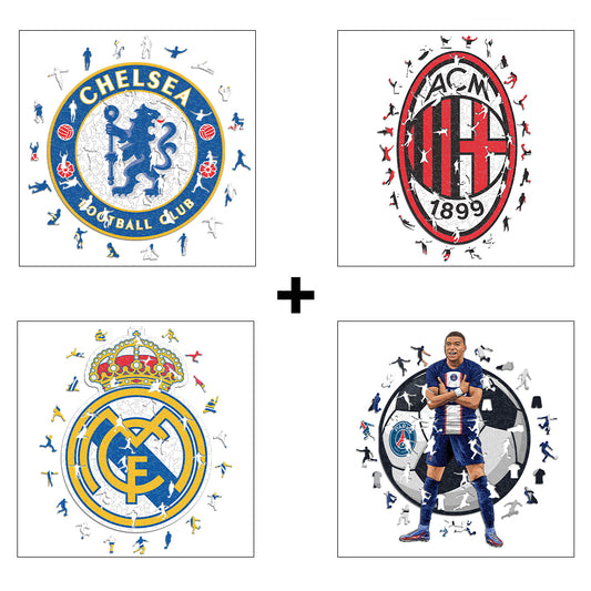 4 Soccer Puzzles Of Your Choice