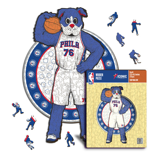 Philadelphia 76ers™ Mascot - Wooden Puzzle