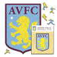 Aston Villa FC® Logo - Wooden Puzzle