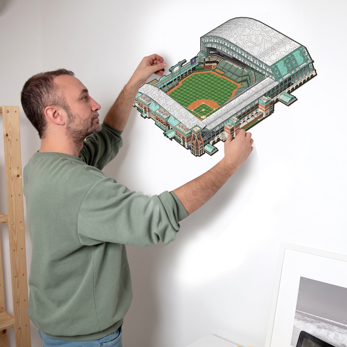Houston Astros™ Minute Maid Park Stadium - Wooden Puzzle