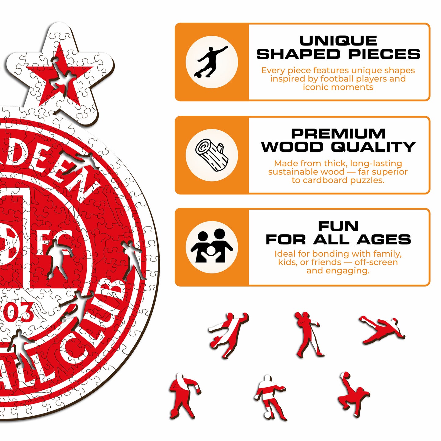 Aberdeen FC® Logo - Wooden Puzzle
