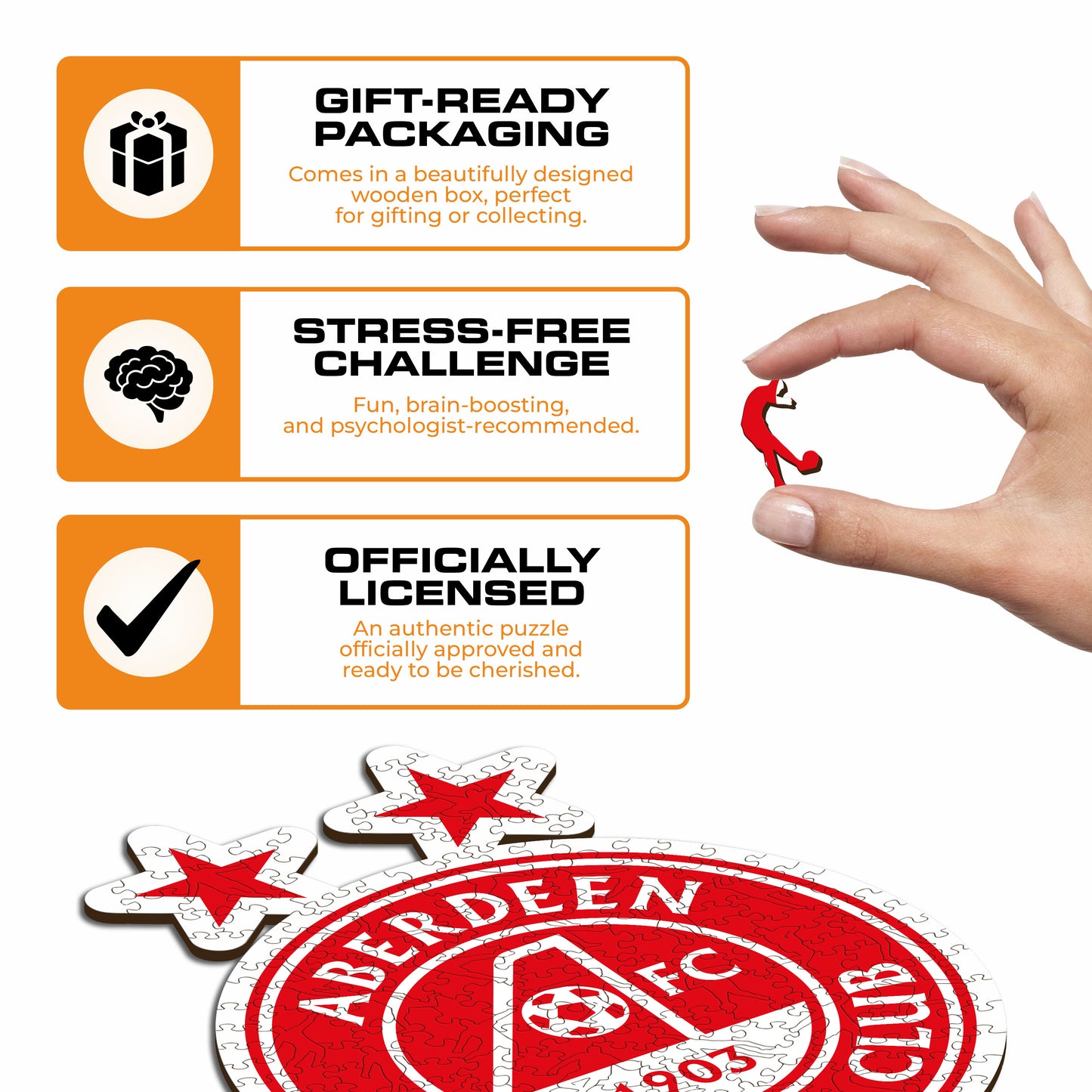 Aberdeen FC® Logo - Wooden Puzzle