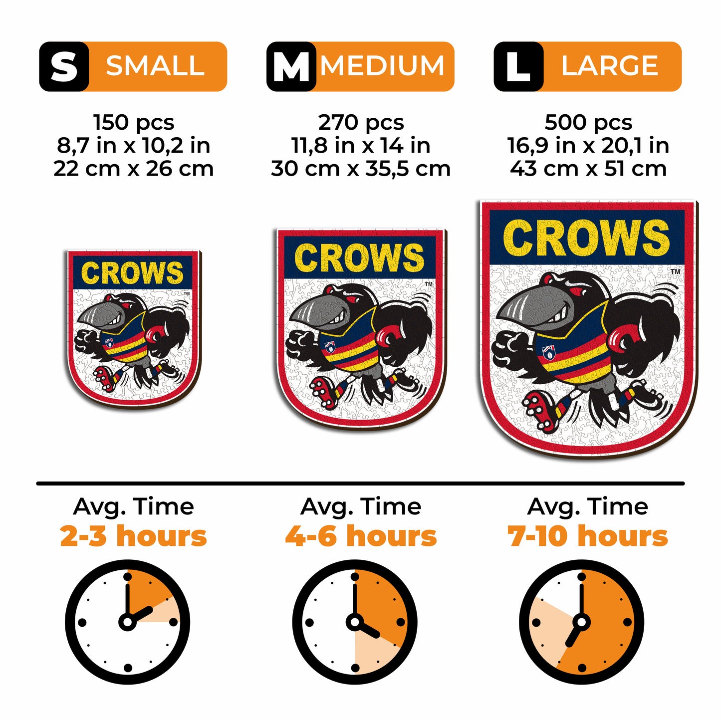 Adelaide FC Retro Mascot - Wooden Puzzle