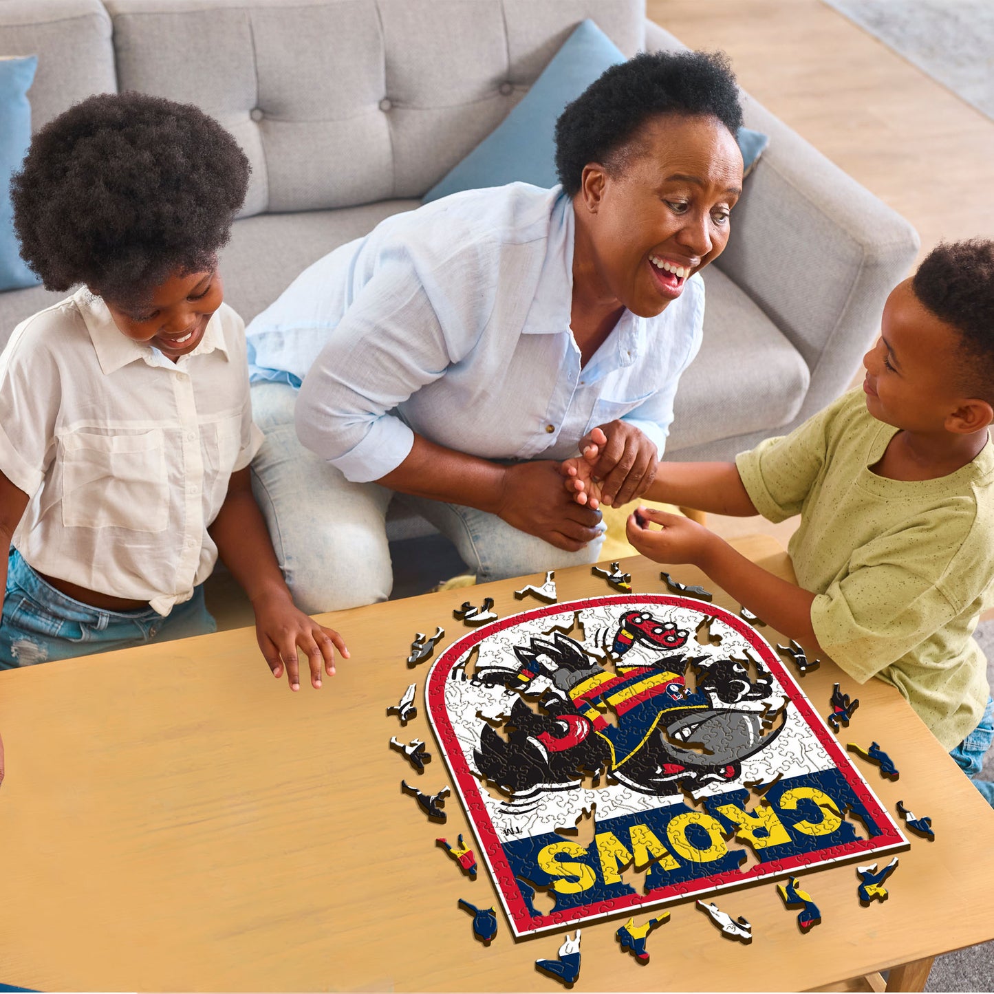 Adelaide FC Retro Mascot - Wooden Puzzle