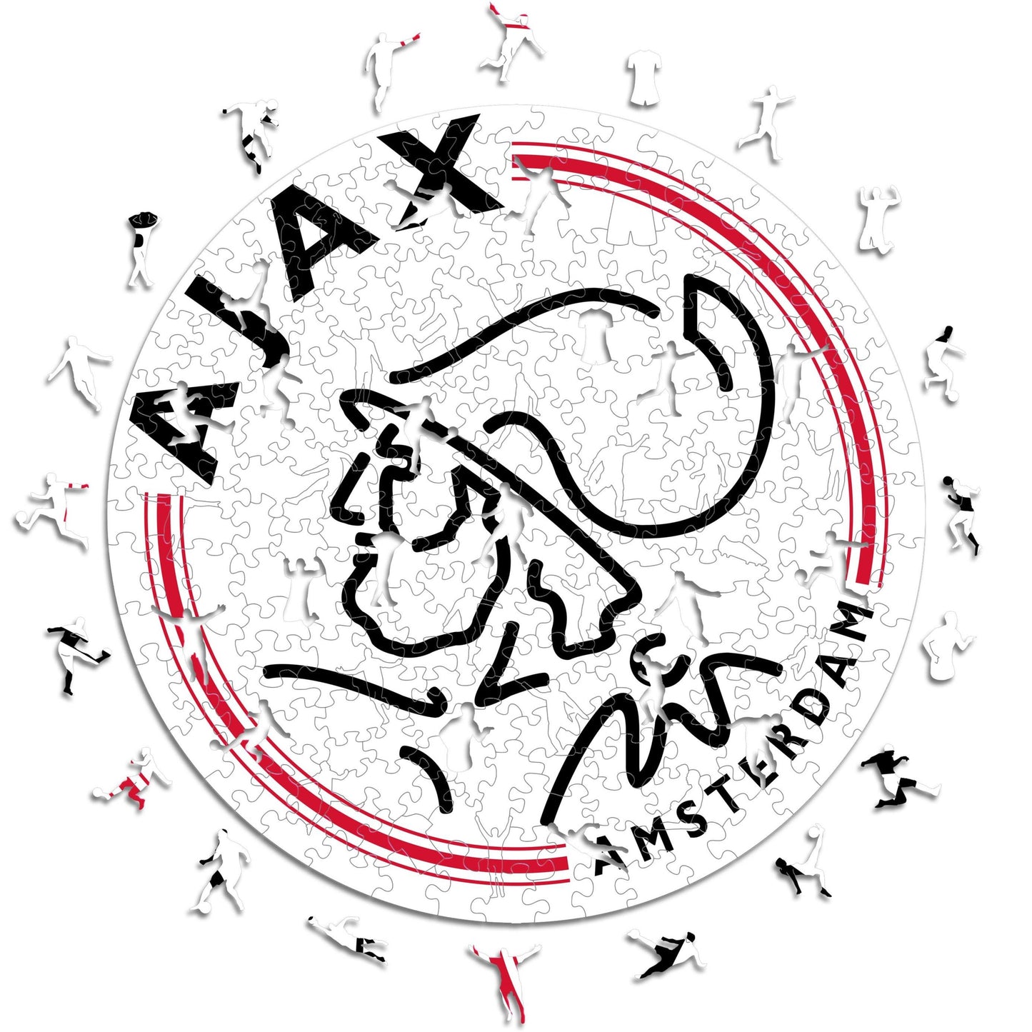 FC Ajax® Logo - Wooden Puzzle