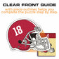 University of Alabama Helmet - Wooden Puzzle