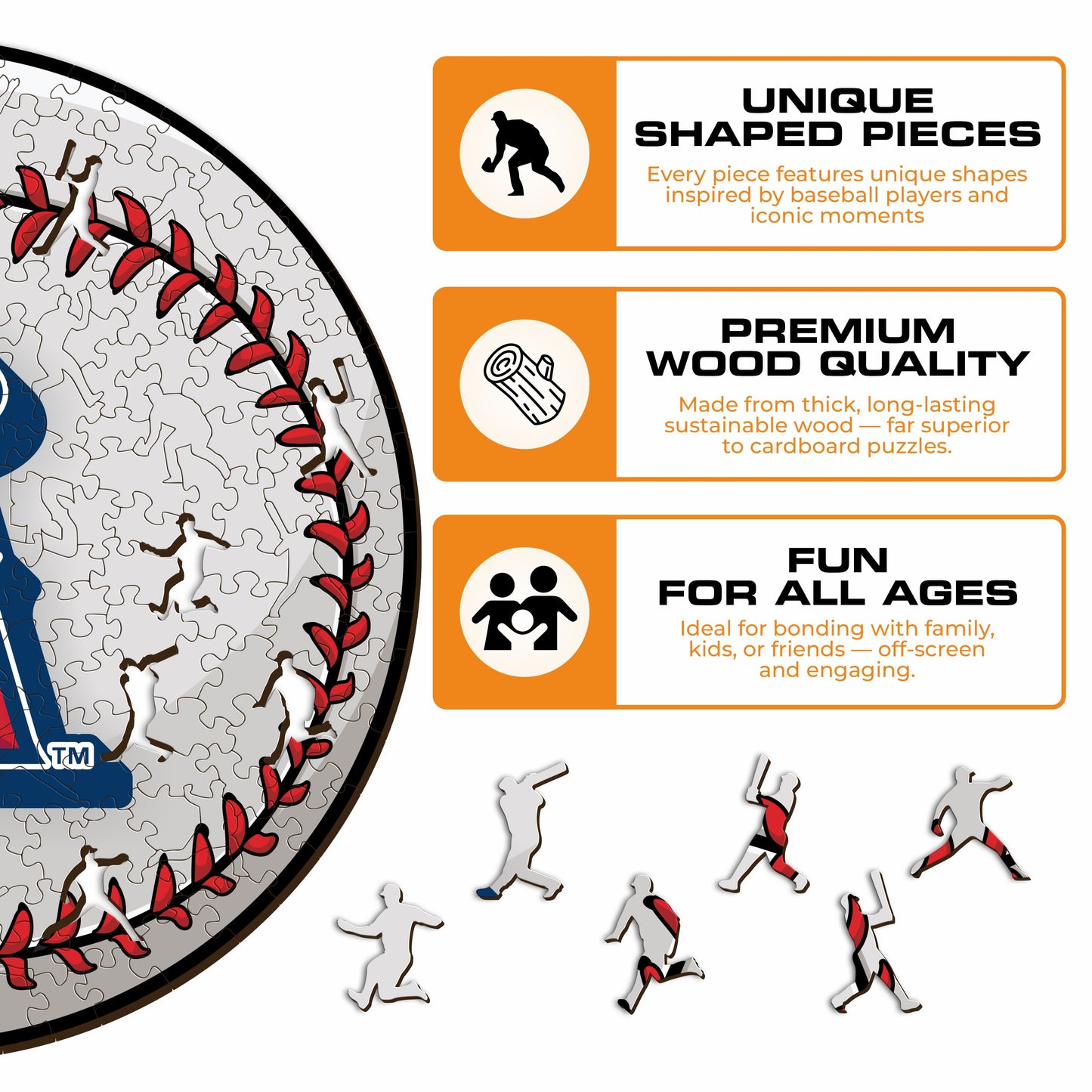 Los Angeles Angels™ - Wooden Puzzle