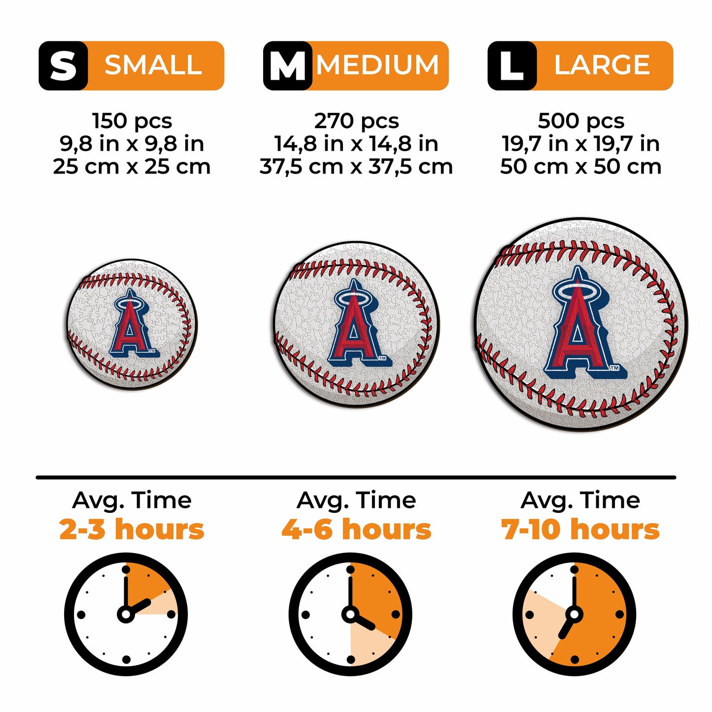 Los Angeles Angels™ - Wooden Puzzle