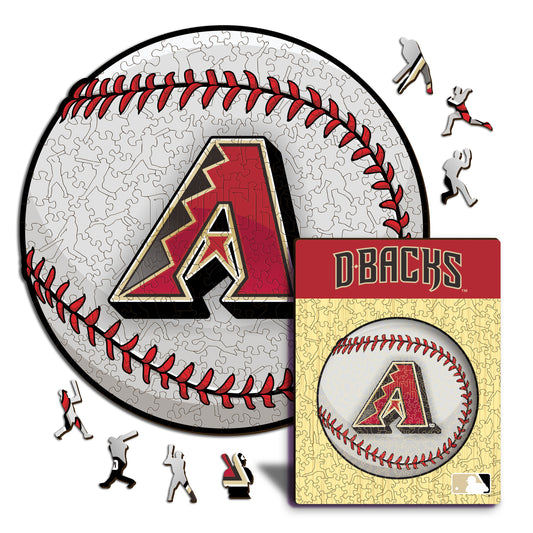 Arizona Diamondbacks™ Baseball Wooden Puzzle