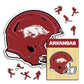University of Arkansas Helmet - Wooden Puzzle