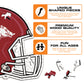 University of Arkansas Helmet - Wooden Puzzle