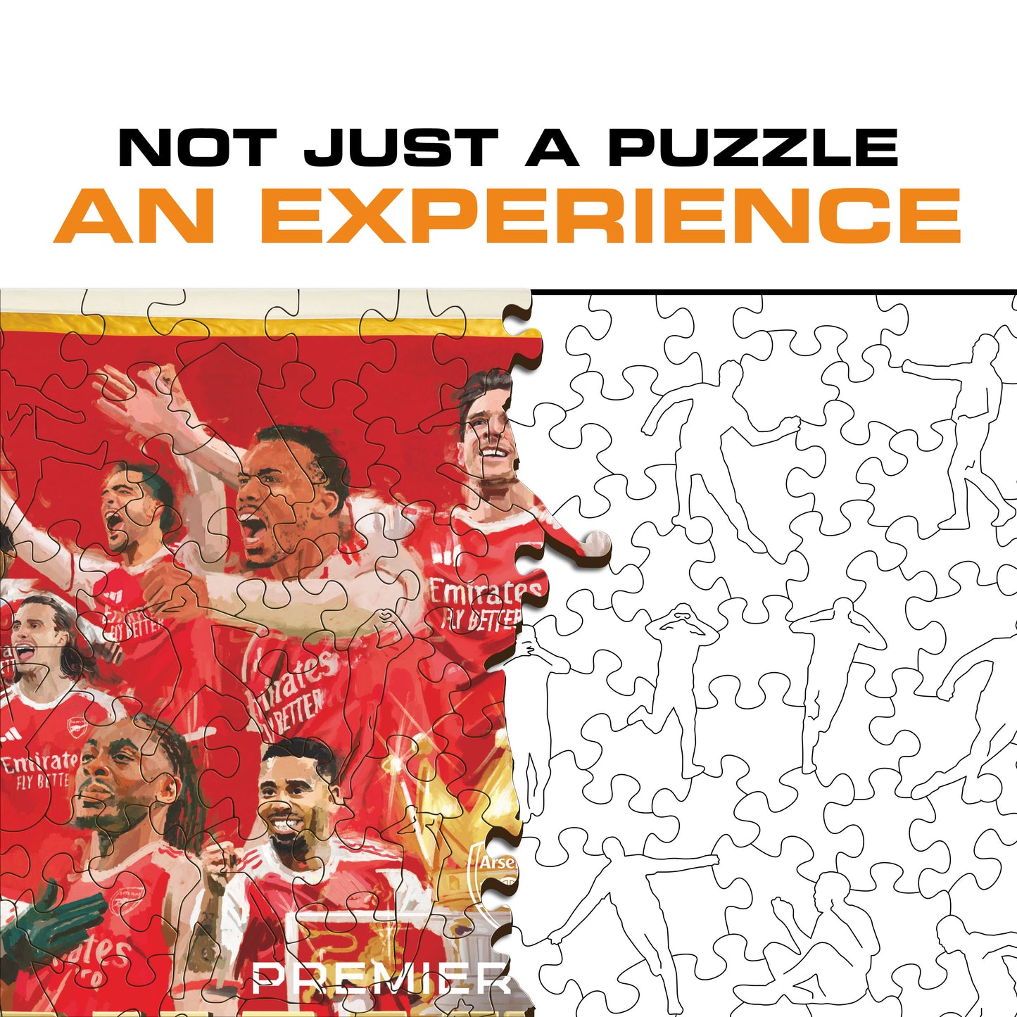 Arsenal FC® Premier League Champions 25/26 - Wooden Puzzle