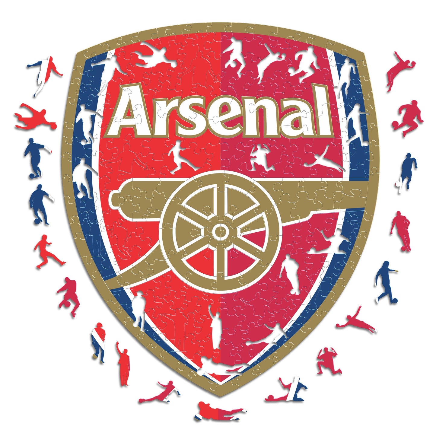 3 PACK Arsenal FC® Logo + Retro Logo + Emirates Stadium