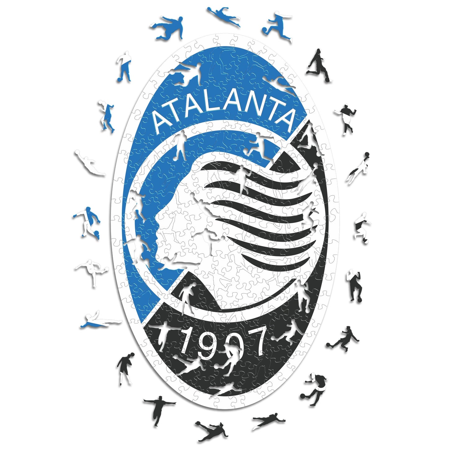 Atalanta BC® 徽標 - 官方木製拼圖