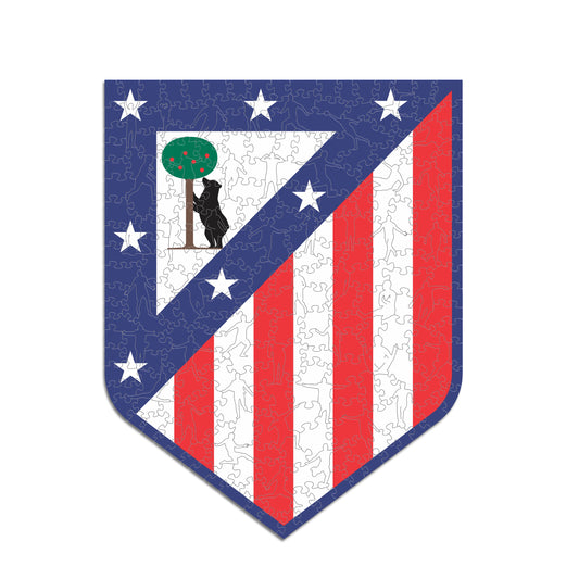 Atlético de Madrid® Logo - Wooden Puzzle