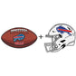 2 PACK Buffalo Bills™ Football + Helmet