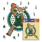 Milwaukee Bucks™ Mascot - Wooden Puzzle