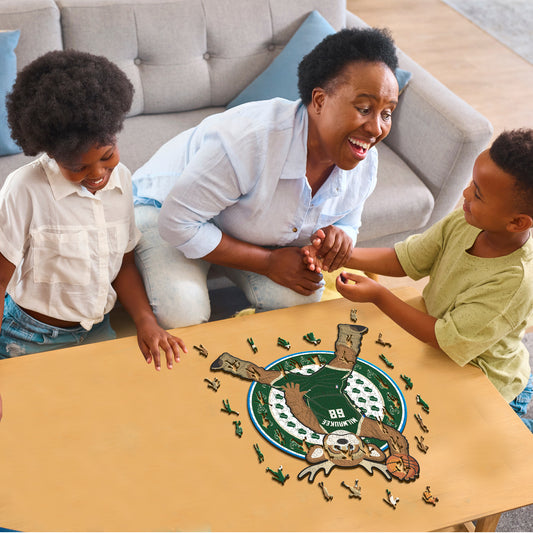 Milwaukee Bucks™ Mascot - Wooden Puzzle