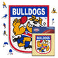 Western Bulldogs Retro Mascot - Wooden Puzzle
