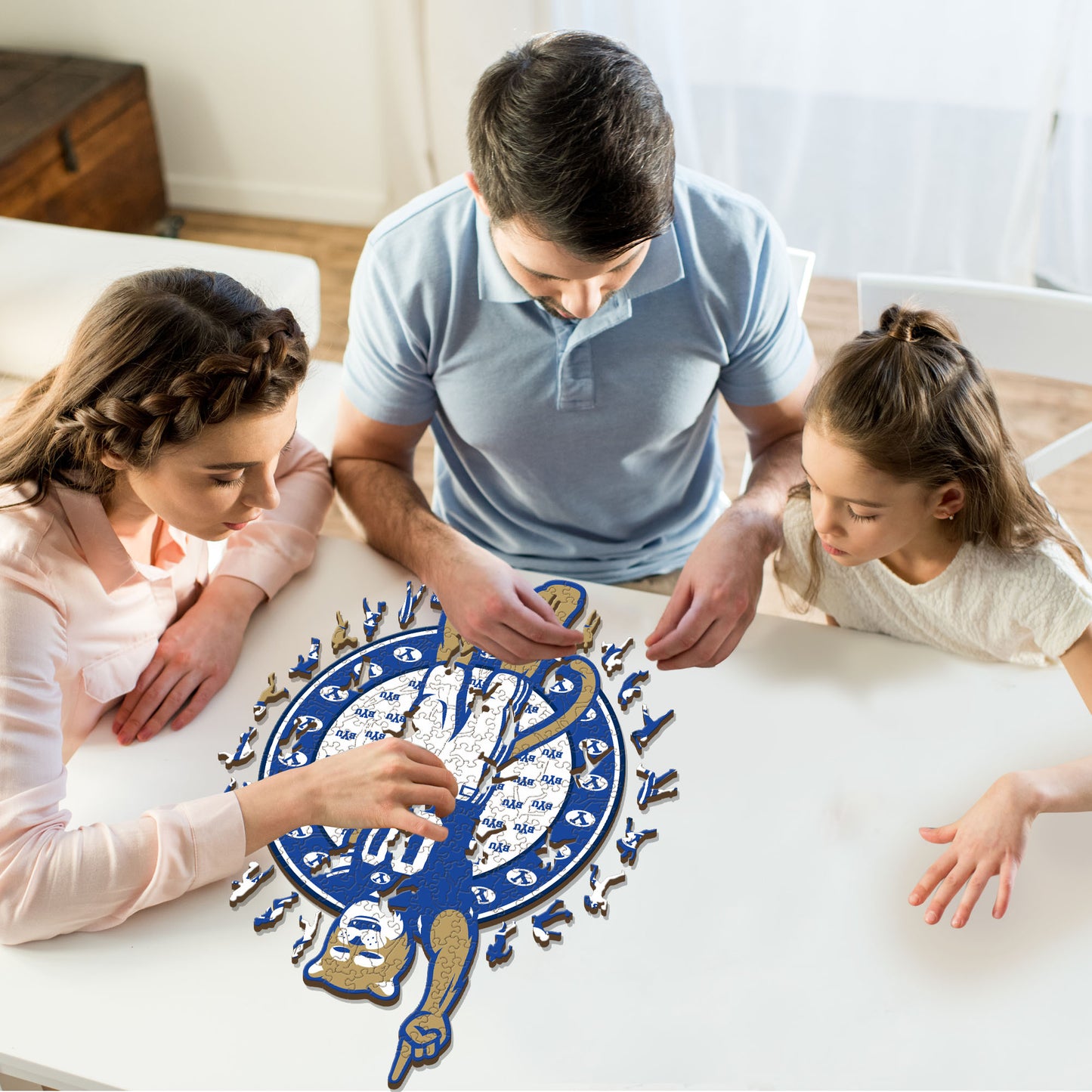 Brigham Young University Mascot - Wooden Puzzle