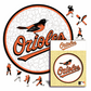 Pacote com 2 unidades de beisebol Baltimore Orioles™ + mascote 