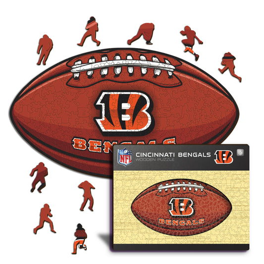 Cincinnati Bengals™ Futebol Americano - Quebra-cabeça de Madeira 