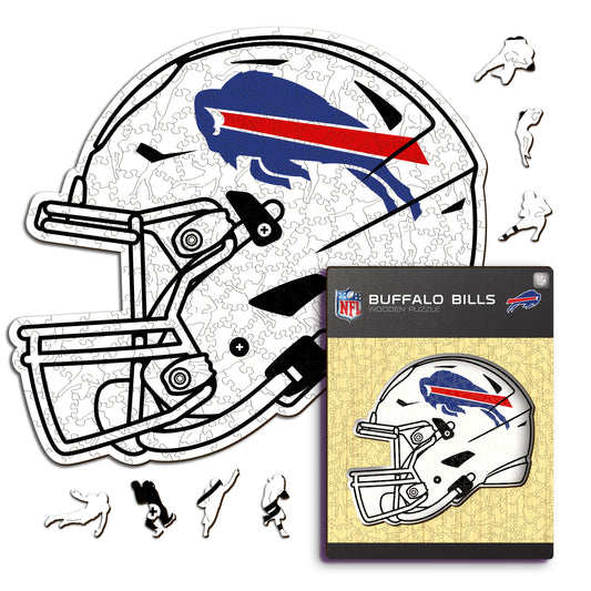 Capacete Buffalo Bills™ - Quebra-cabeça de madeira 