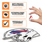 Capacete Buffalo Bills™ - Quebra-cabeça de madeira 
