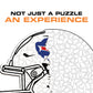 Capacete Buffalo Bills™ - Quebra-cabeça de madeira 