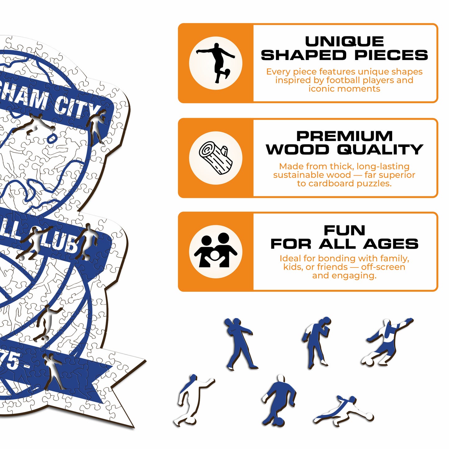 Birmingham City FC® Logo - Wooden Puzzle