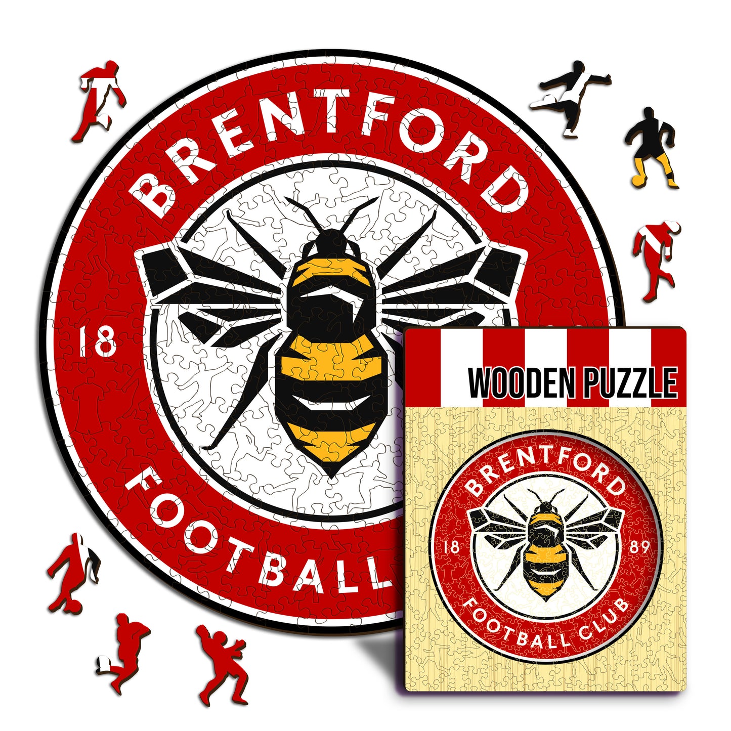 Brentford FC® Logo - Wooden Puzzle