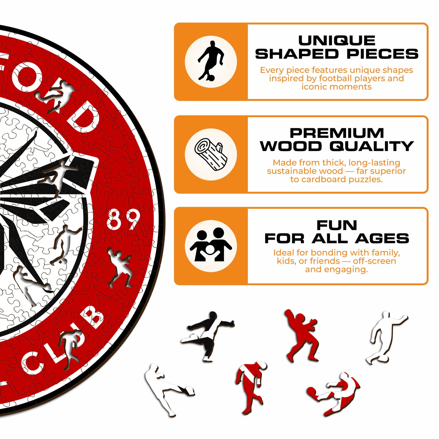 Brentford FC® Logo - Wooden Puzzle