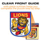 Brisbane Lions Retro Mascot - Wooden Puzzle