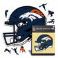 Capacete Denver Broncos™ - Quebra-cabeça de madeira 