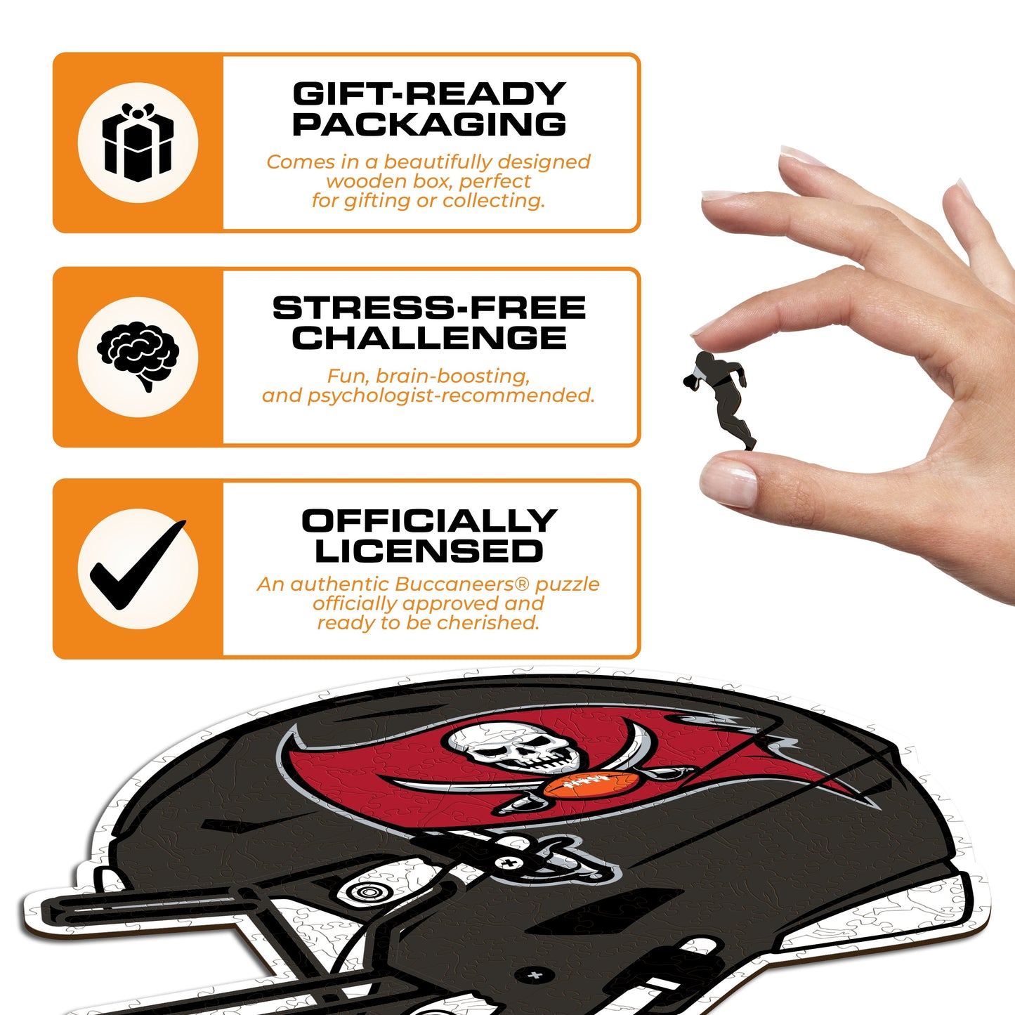 2 PACK Tampa Bay Buccaneers™ Football - Helmet