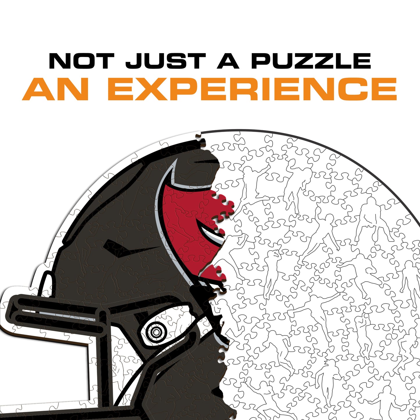 Tampa Bay Buccaneers™ Helmet - Wooden Puzzle