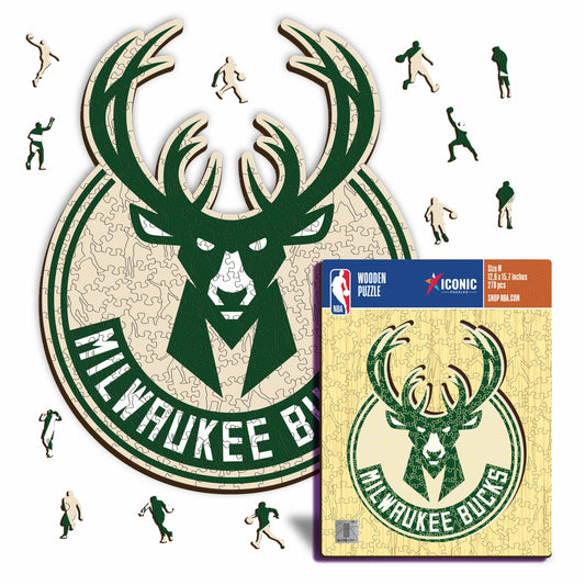 Milwaukee Bucks™ - Wooden Puzzle